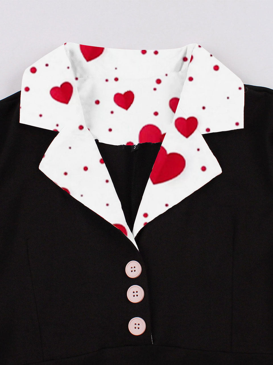 Pink Sweet Love 1950S Vintage Swing Dress